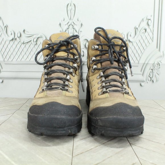 Montrail Gentorx 1743 Brown Leather Mid Trail Vibram Hiking Boots US 9 - Picture 4 of 9